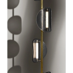 MODERN BRASS GLASS FLOOR LAMP | CLFDP29