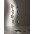 MODERN BRASS GLASS FLOOR LAMP | CLFDP29