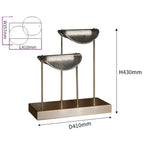 MODERN BRASS GLASS TABLE LAMP | CLFDP29T