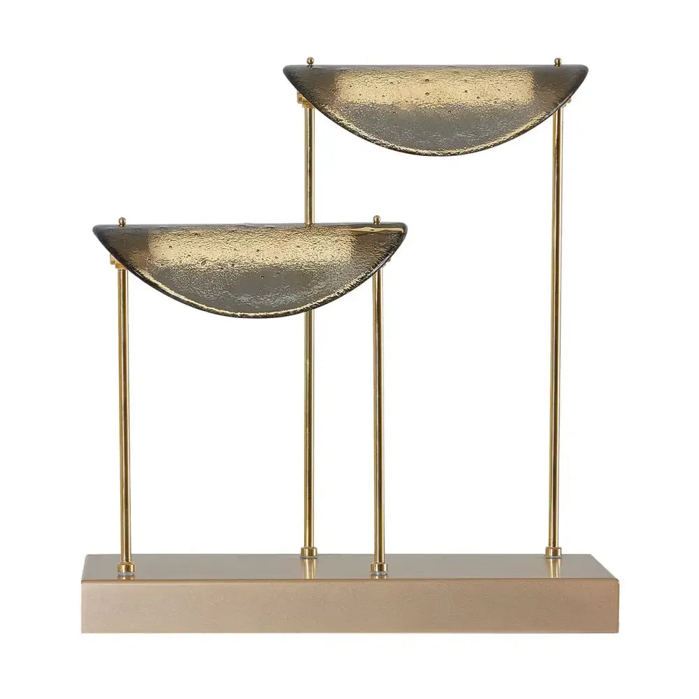 MODERN BRASS GLASS TABLE LAMP | CLFDP29T