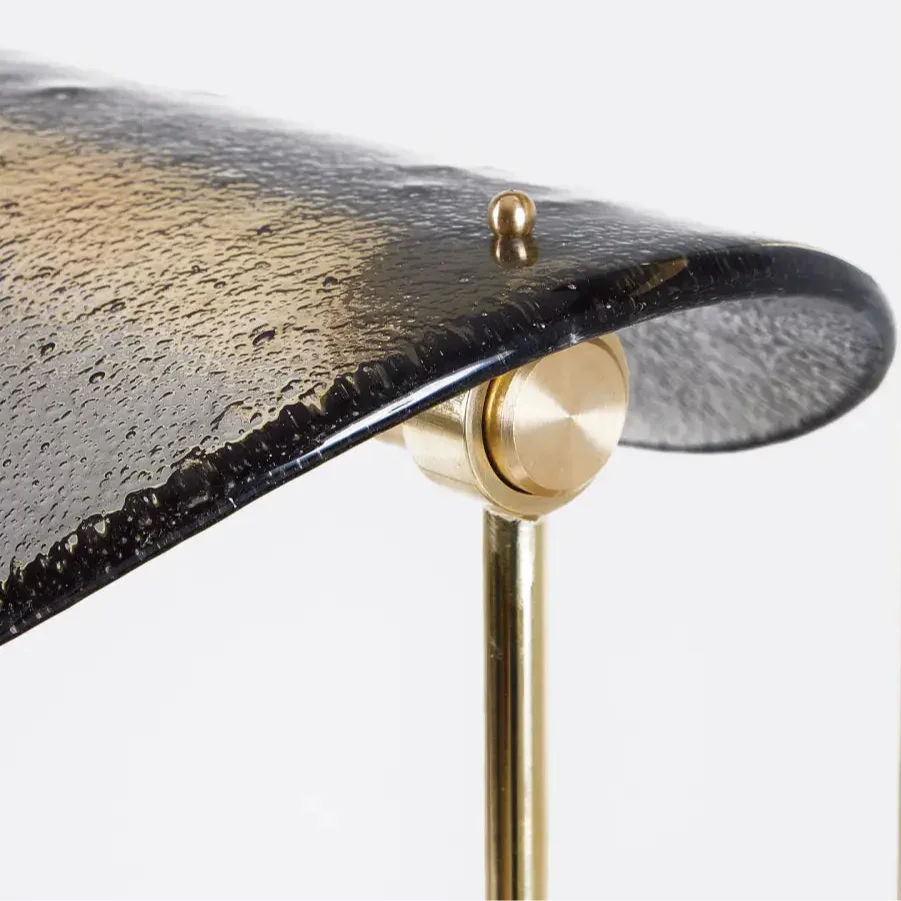 MODERN BRASS GLASS TABLE LAMP | CLFDP29T