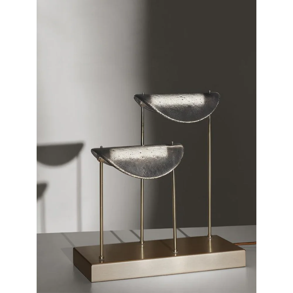 MODERN BRASS GLASS TABLE LAMP | CLFDP29T