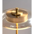 MODERN BRASS AND GLASS TABLE LAMP | DESIGN CLUJ011