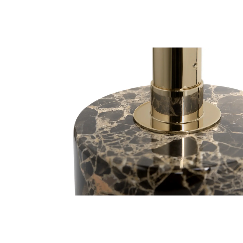 MODERN BRASS & MARBLE TABLE LAMP | CLGYQ035