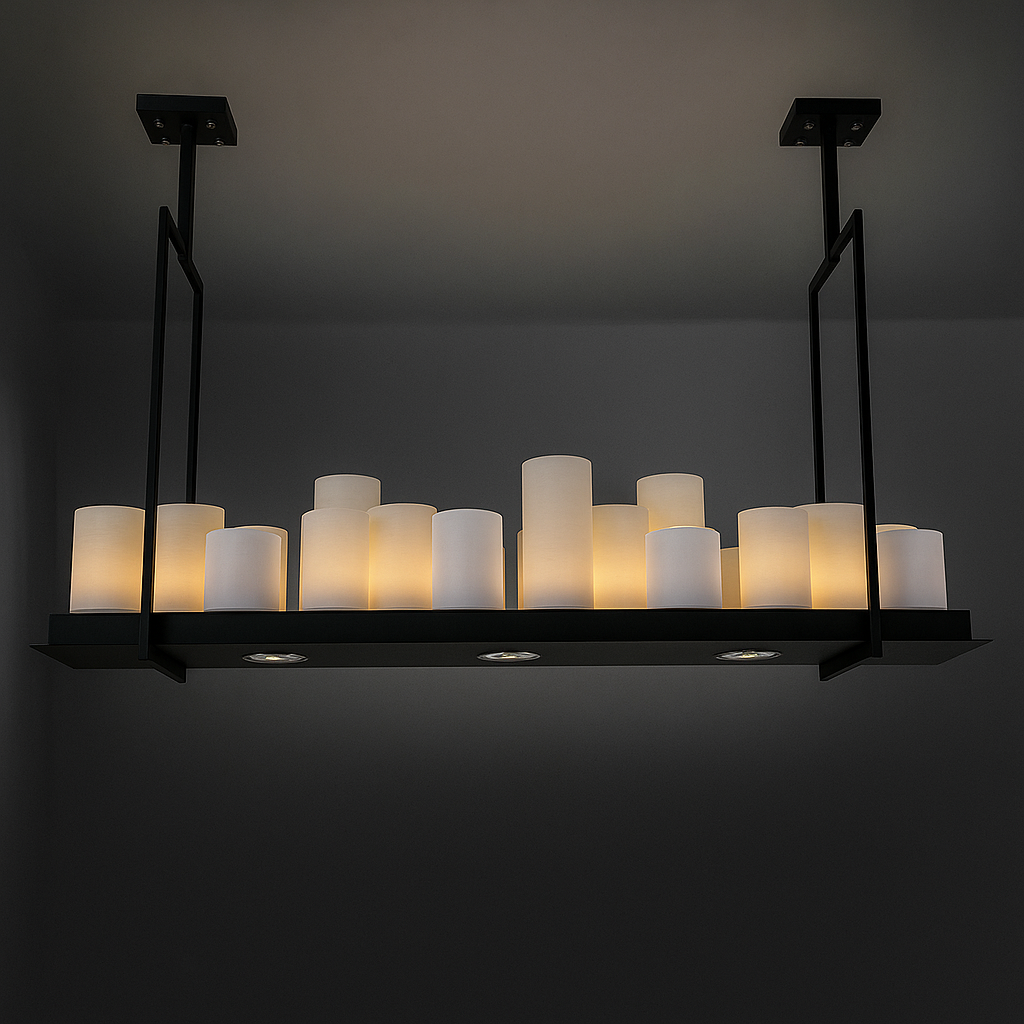 MODERN CANDLE PENDANT LIGHT