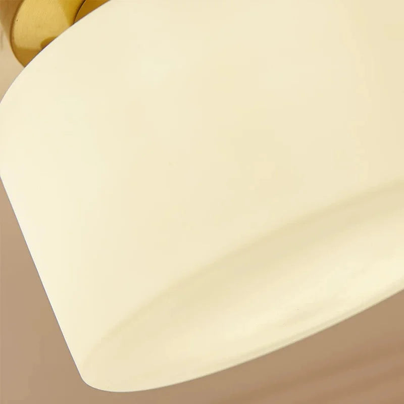 MODERN COPPER AND GLASS FLUSH MOUNT | DESIGN CLBB8501