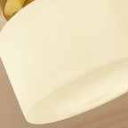 MODERN COPPER AND GLASS FLUSH MOUNT | DESIGN CLBB8501