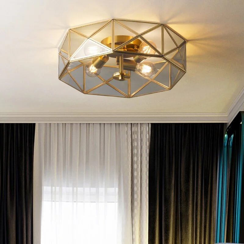 MODERN COPPER LED CEILING LAMP | CL33325