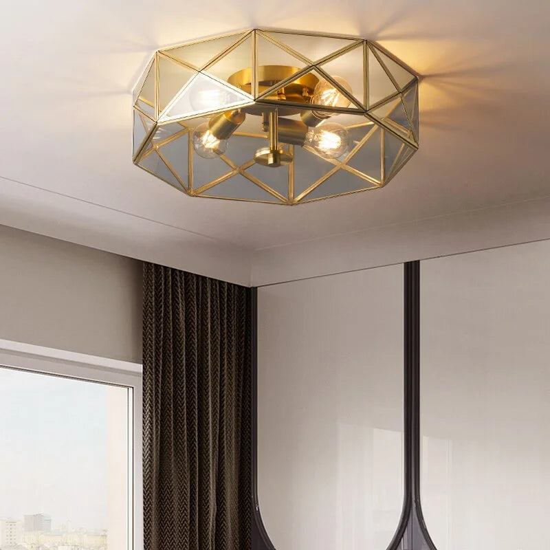 MODERN COPPER LED CEILING LAMP | CL33325