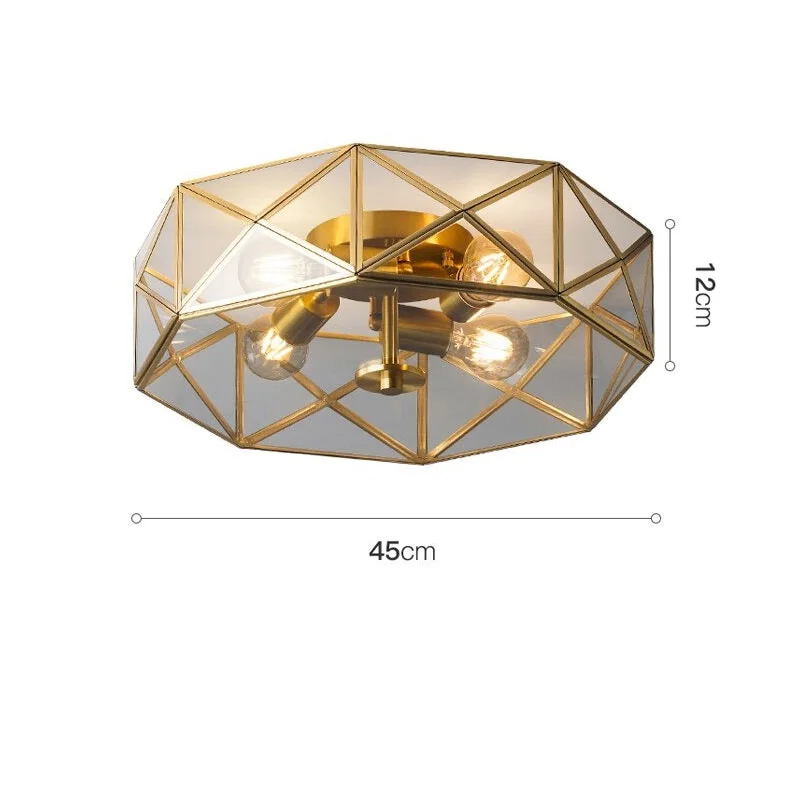 MODERN COPPER LED CEILING LAMP | CL33325