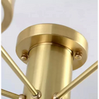 MODERN COPPER SEMI-FLUSH MOUNT CEILING LIGHT | DESIGN CMJG500