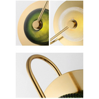 MODERN CRYSTAL GREEN WALL LAMP | CL830490