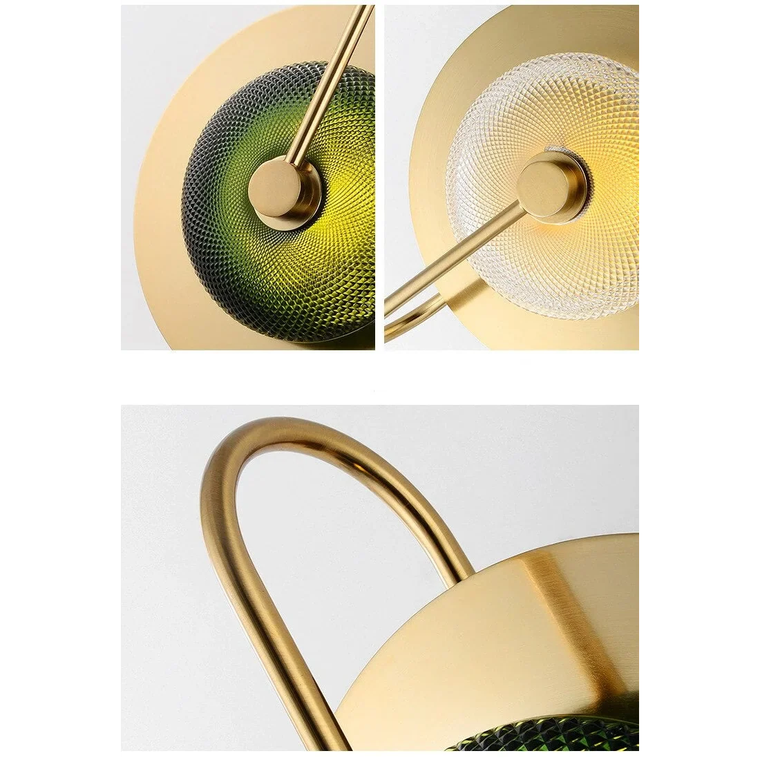 MODERN CRYSTAL GREEN WALL LAMP | CL830490