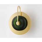 MODERN CRYSTAL GREEN WALL LAMP | CL830490