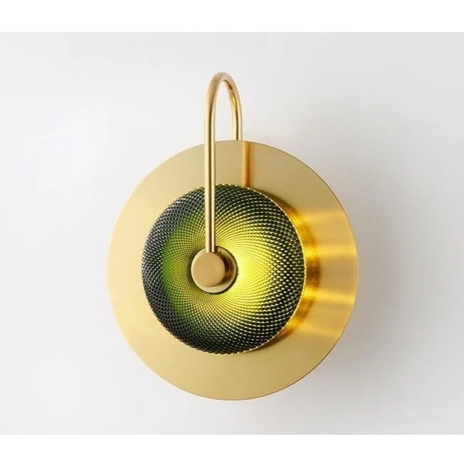 MODERN CRYSTAL GREEN WALL LAMP | CL830490