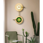 MODERN CRYSTAL GREEN WALL LAMP | CL830490