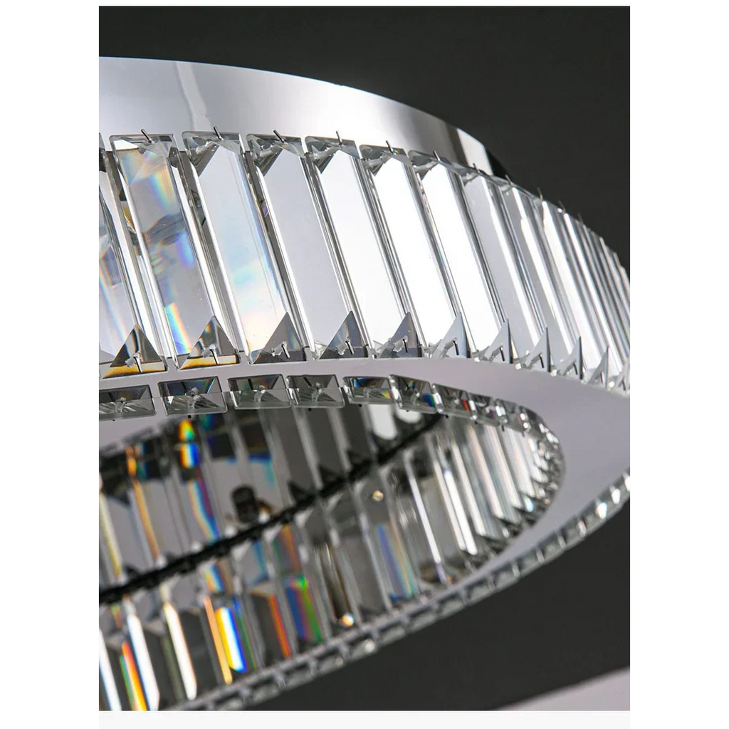 MODERN CRYSTAL RING FLUSH MOUNT | CLFG890