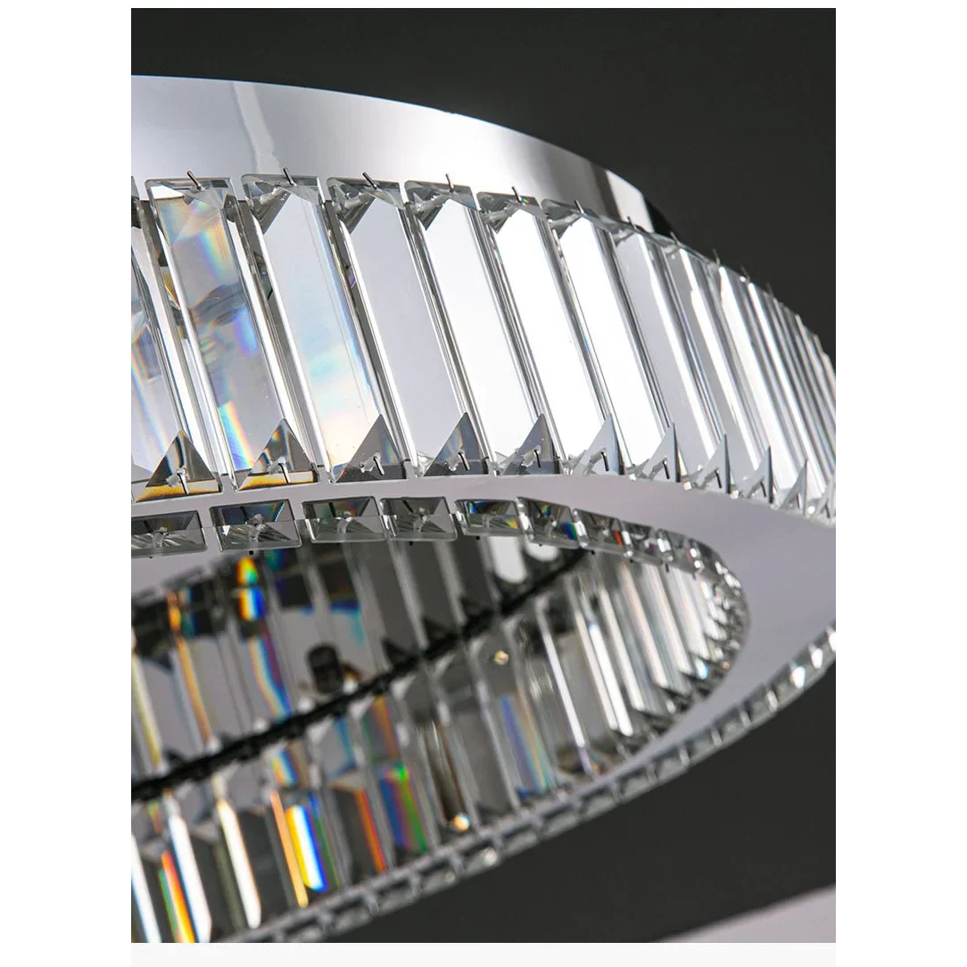 MODERN CRYSTAL RING FLUSH MOUNT | CLFG890