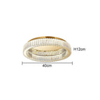 MODERN CRYSTAL RING FLUSH MOUNT | CLFG890