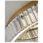 MODERN CRYSTAL RING FLUSH MOUNT | CLFG890