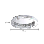 MODERN CRYSTAL RING FLUSH MOUNT | CLFG890