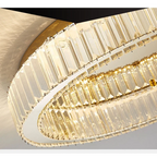 MODERN CRYSTAL RING FLUSH MOUNT | CLFG890