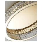 MODERN CRYSTAL RING FLUSH MOUNT | CLFG890