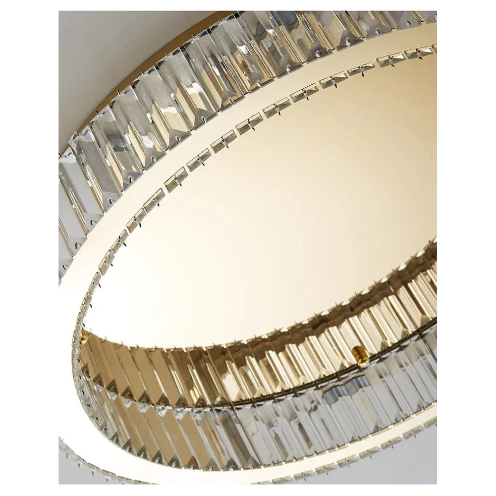 MODERN CRYSTAL RING FLUSH MOUNT | CLFG890