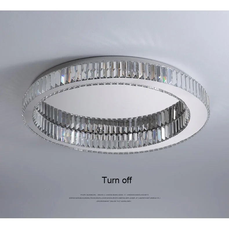 MODERN CRYSTAL RING FLUSH MOUNT | CLFG890