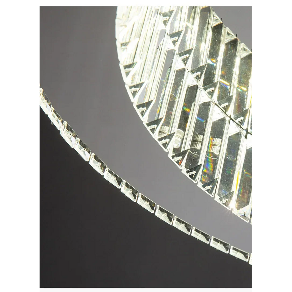 MODERN CRYSTAL RING FLUSH MOUNT | CLFG890