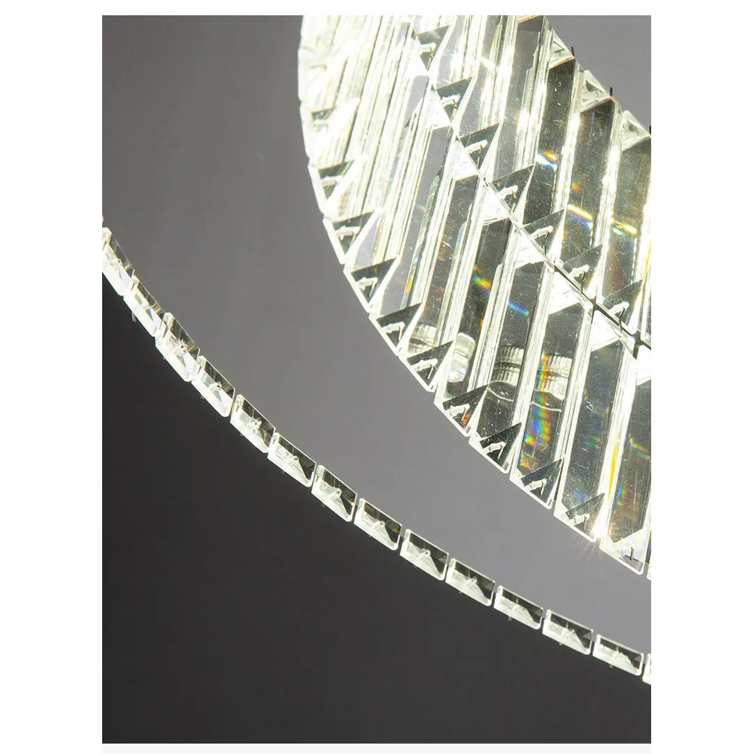 MODERN CRYSTAL RING FLUSH MOUNT | CLFG890