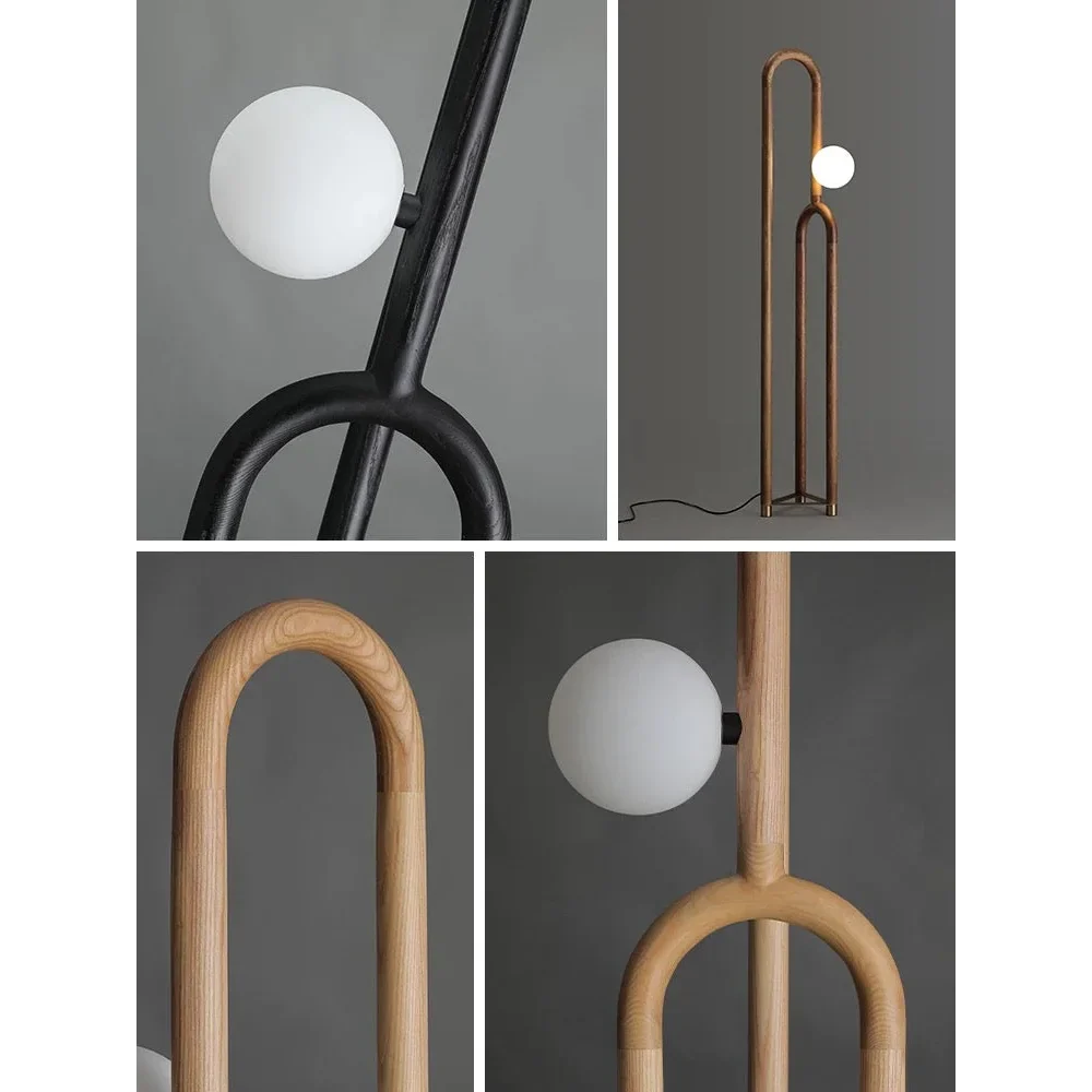 MODERN FLOOR LAMP IN LIGHT WOOD | CLLW1330