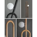 MODERN FLOOR LAMP IN LIGHT WOOD | CLLW1330