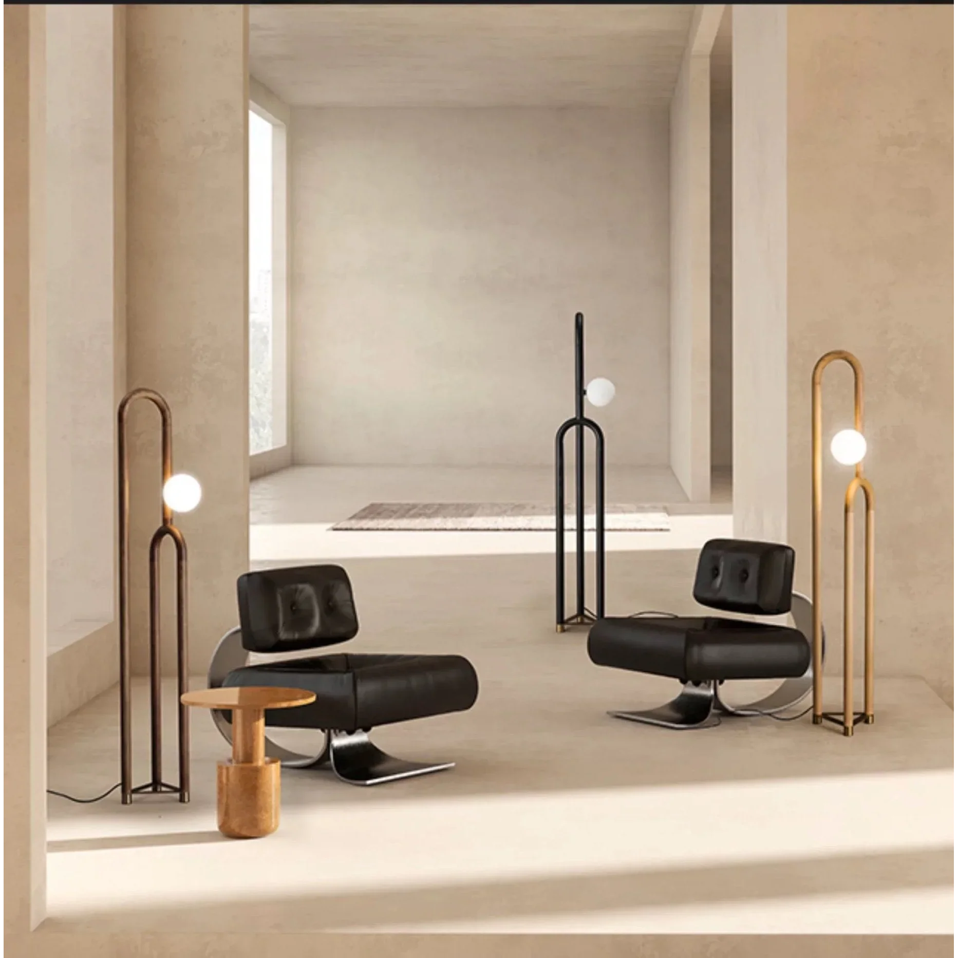 MODERN FLOOR LAMP IN LIGHT WOOD | CLLW1330