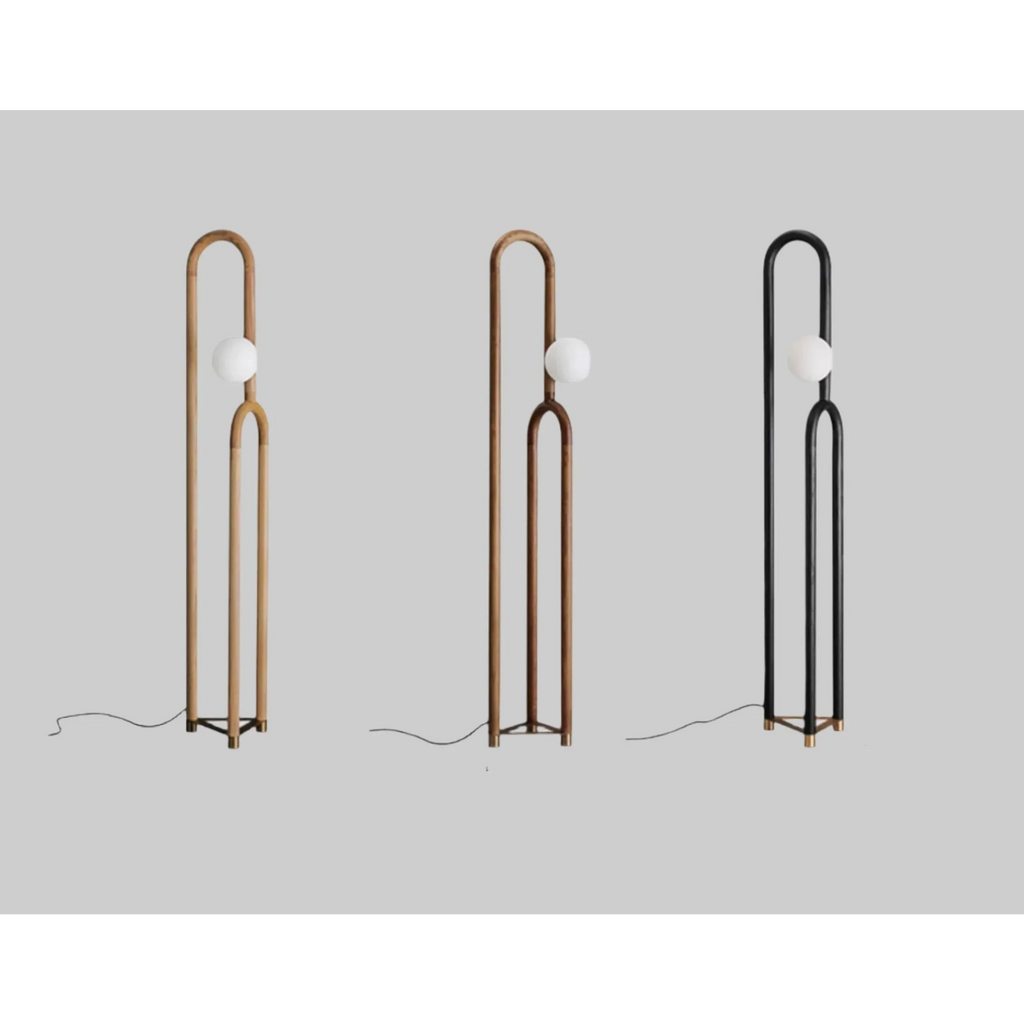 MODERN FLOOR LAMP IN LIGHT WOOD | CLLW1330