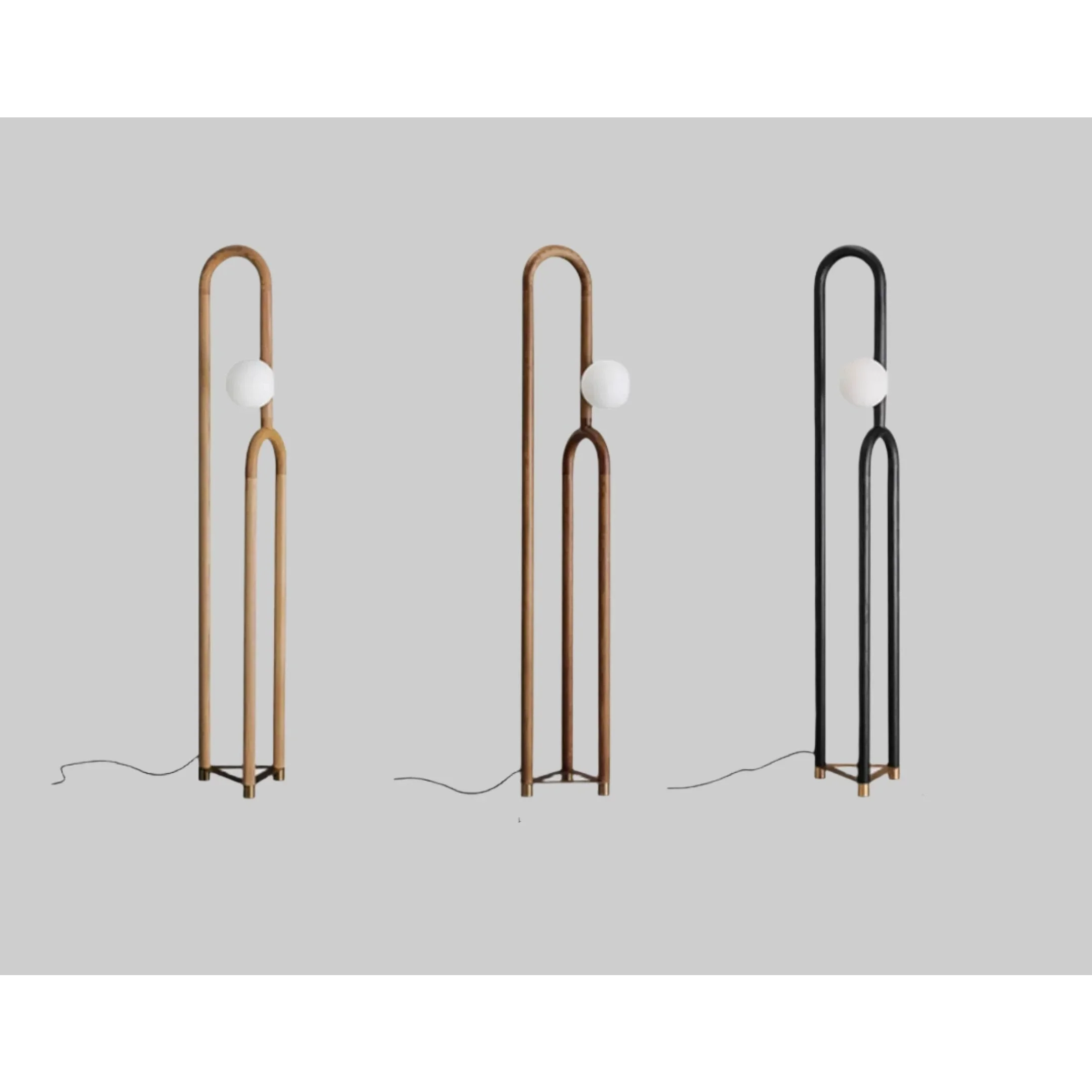 MODERN FLOOR LAMP IN LIGHT WOOD | CLLW1330