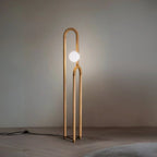MODERN FLOOR LAMP IN LIGHT WOOD | CLLW1330