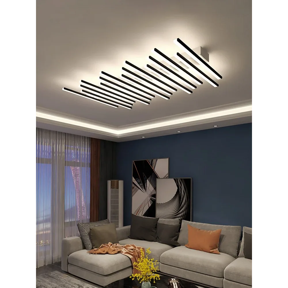 MODERN FLUSH MOUNT MULTI LED BAR CEILING LAMP