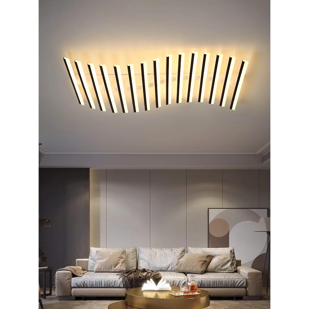 MODERN FLUSH MOUNT MULTI LED BAR CEILING LAMP