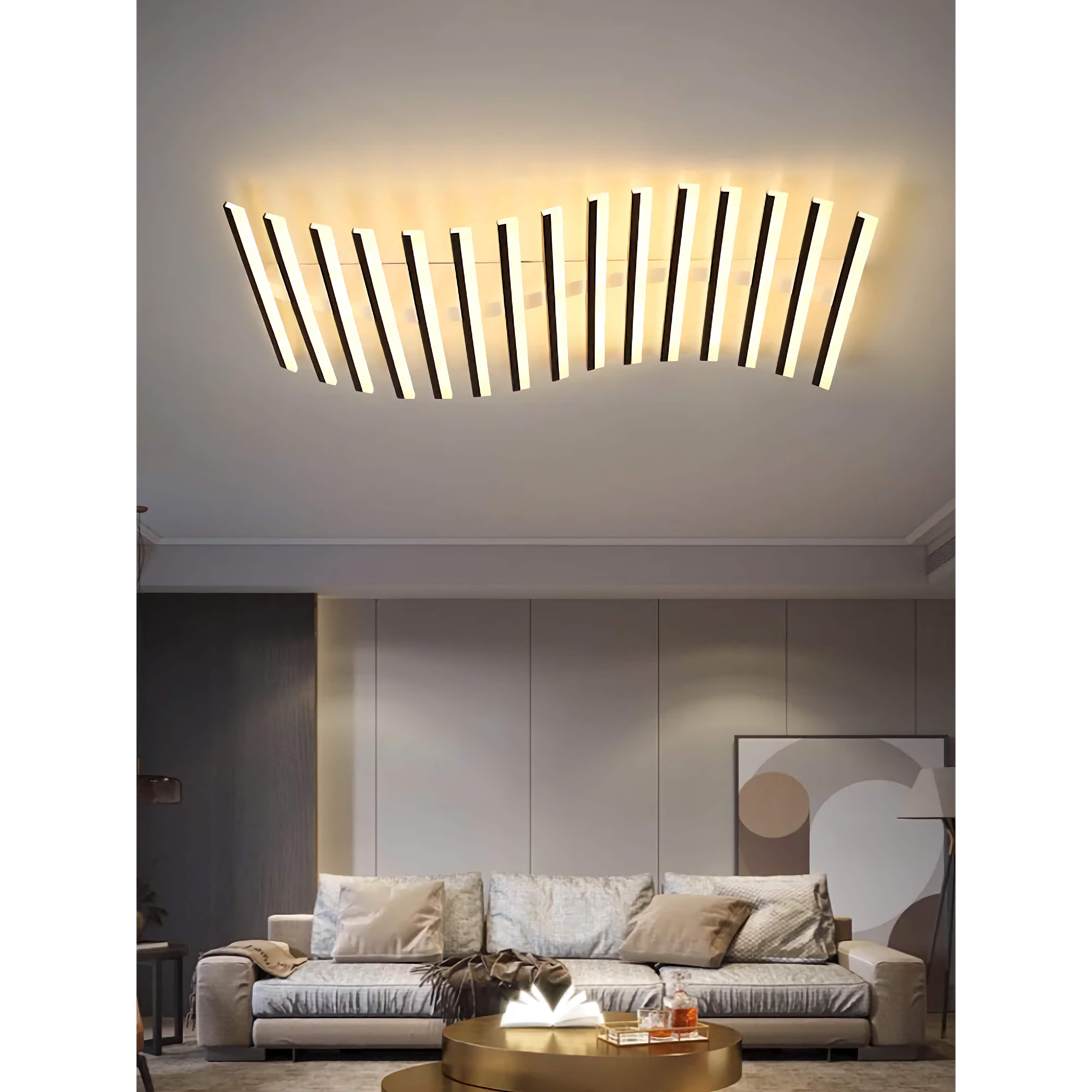 MODERN FLUSH MOUNT MULTI LED BAR CEILING LAMP