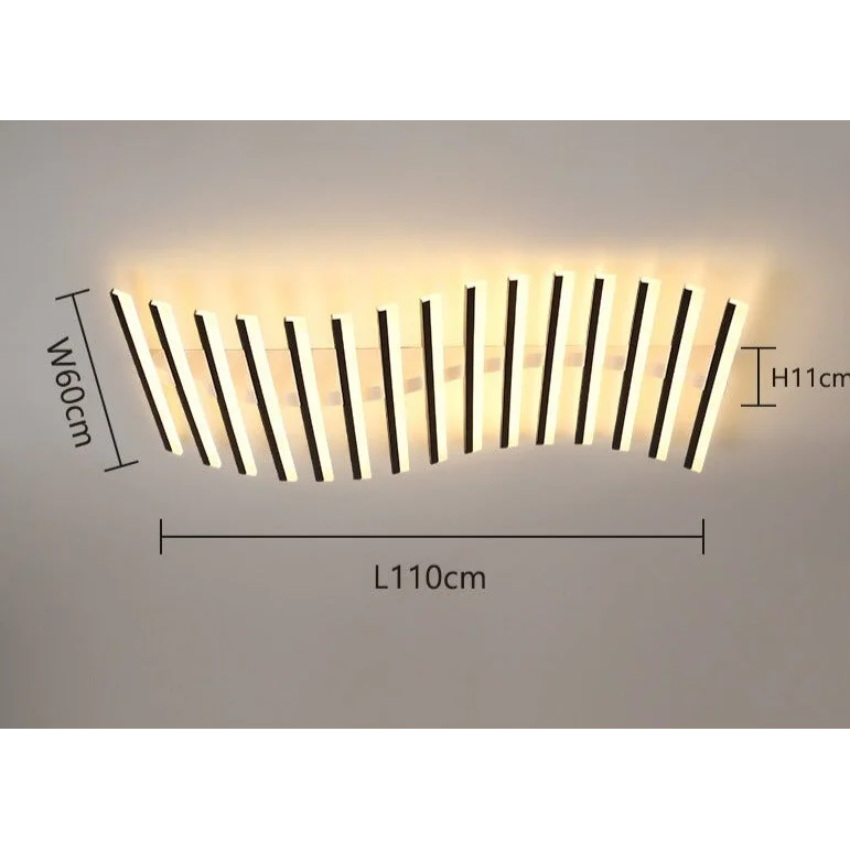 MODERN FLUSH MOUNT MULTI LED BAR CEILING LAMP