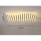MODERN FLUSH MOUNT MULTI LED BAR CEILING LAMP