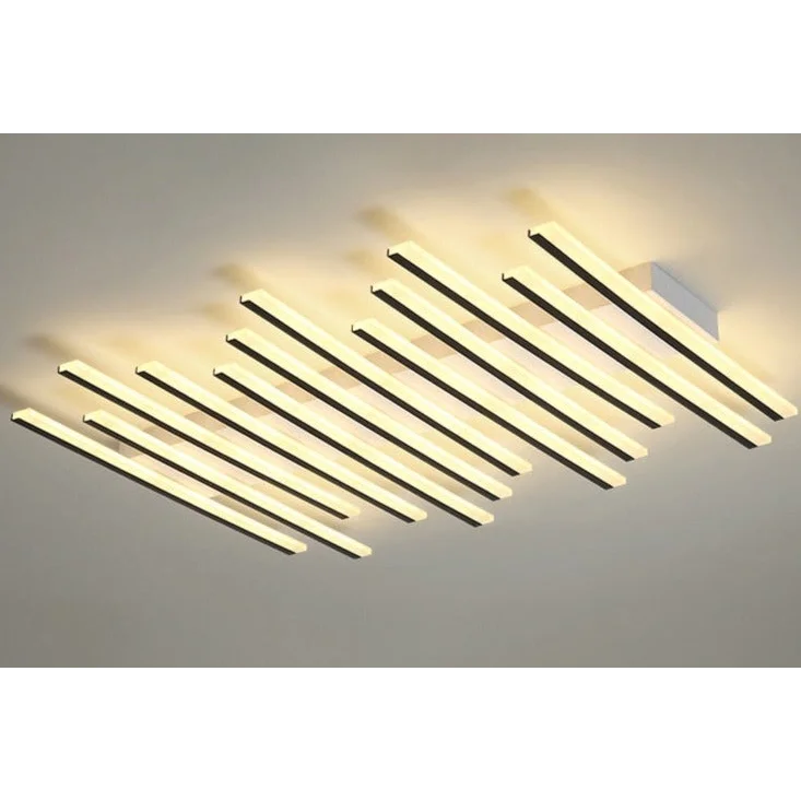 MODERN FLUSH MOUNT MULTI LED BAR CEILING LAMP