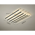 MODERN FLUSH MOUNT MULTI LED BAR CEILING LAMP
