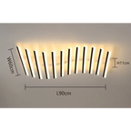 MODERN FLUSH MOUNT MULTI LED BAR CEILING LAMP