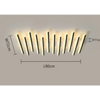 MODERN FLUSH MOUNT MULTI LED BAR CEILING LAMP