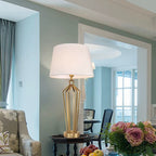 MODERN GEOMETRIC COPPER TABLE LAMP - DESIGN CL85073S