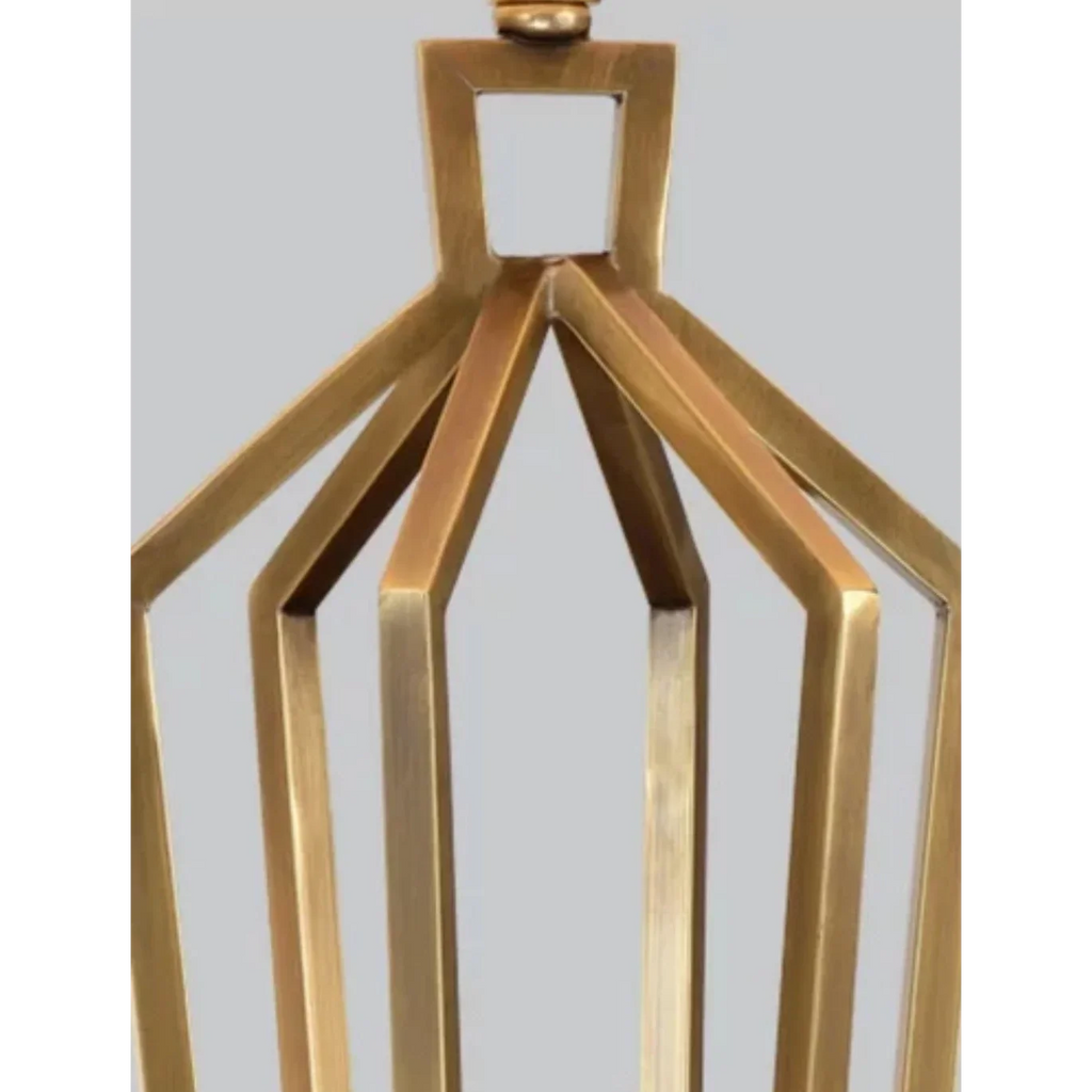 MODERN GEOMETRIC COPPER TABLE LAMP - DESIGN CL85073S