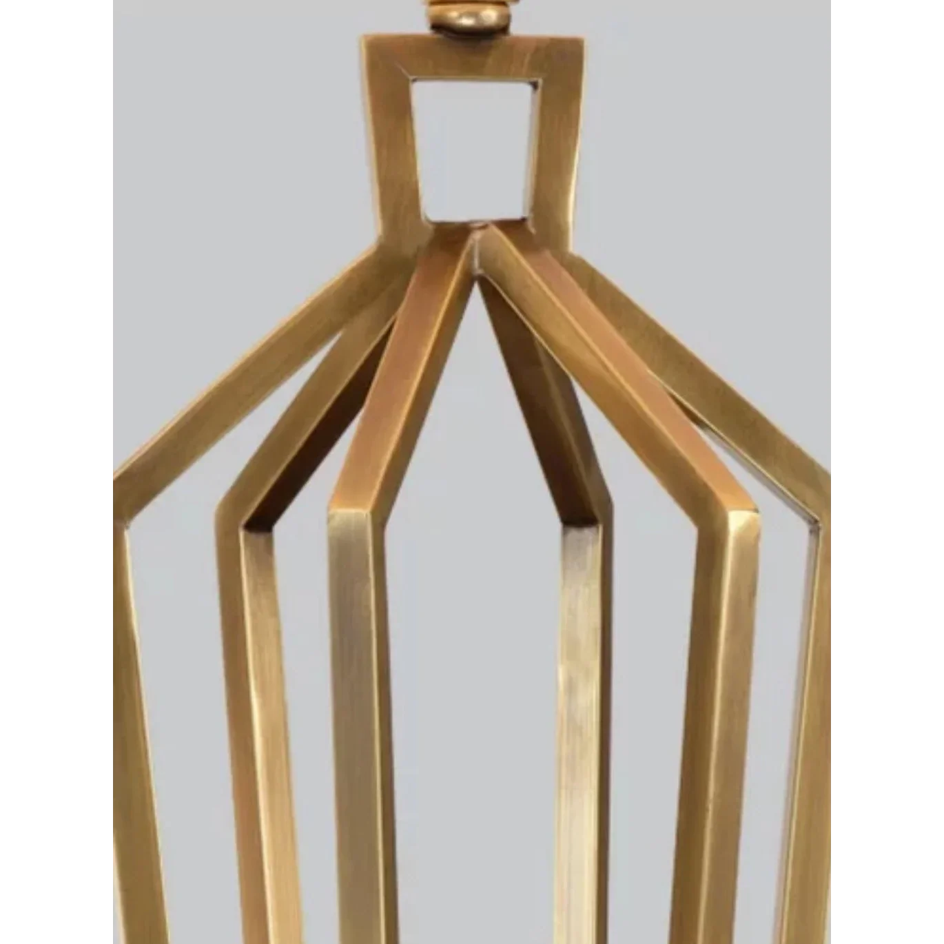 MODERN GEOMETRIC COPPER TABLE LAMP - DESIGN CL85073S