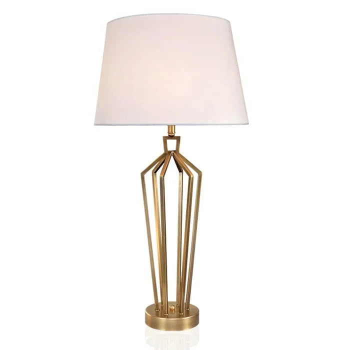 MODERN GEOMETRIC COPPER TABLE LAMP - DESIGN CL85073S